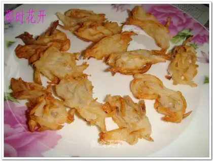 fried lotus root flower