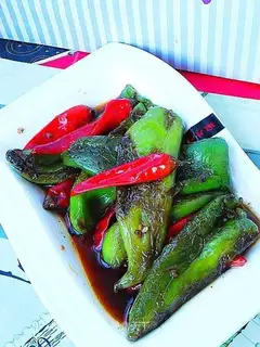 braised pepper in oil