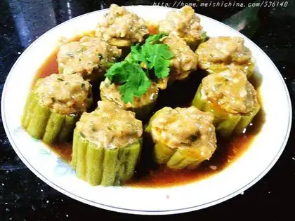 Stuffed bitter gourd