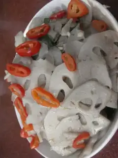 stir-fried lotus root slices