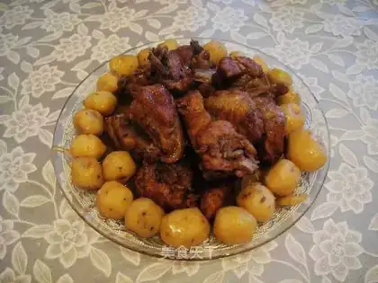 Stewed pork chop with potatoes