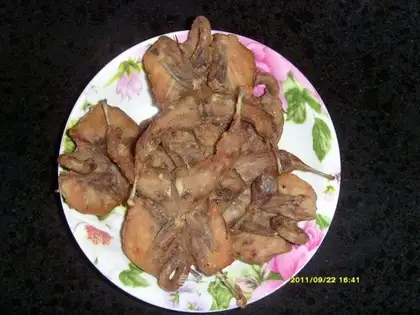 Crispy quail
