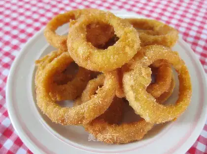 Curry onion rings