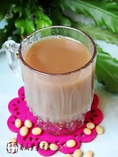 Pumpkin purple sweet potato soybean milk
