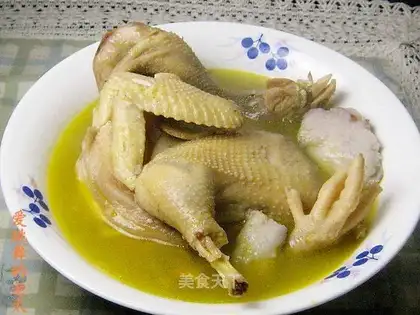 Stewed chicken with fragrant sand taro