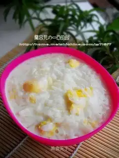 Pigeon egg milk porridge