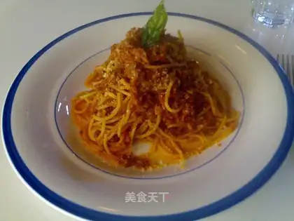 Spaghetti with bologna sauce