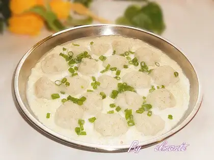 Steamed tofu with fish slices