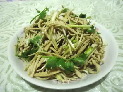 Shredded tofu salad