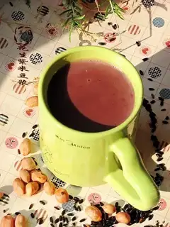 Peanut purple rice soybean milk