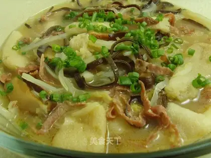 Bamboo Sheng Mushroom and Fungus Soup
