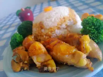 Shiyaki chicken leg rice