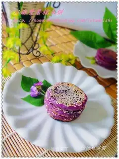 Shuangma purple sweet potato glutinous rice cake