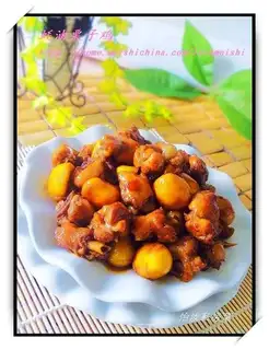 Chestnut chicken in oyster sauce