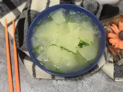 Shrimp melon soup