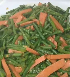 The beans and the ham