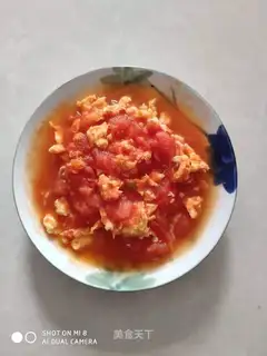 Tomato fried eggs