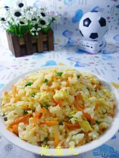 Carrot egg fried rice