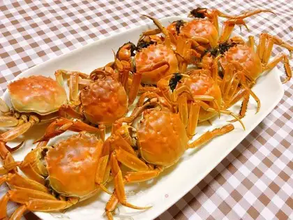Steam crabs