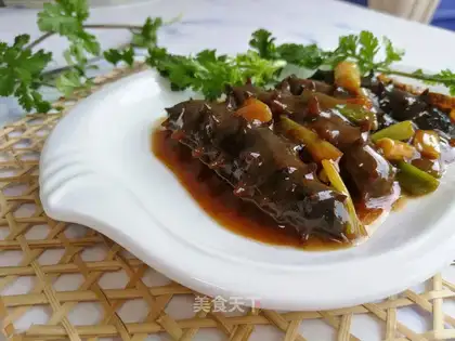 Burning sea cucumber
