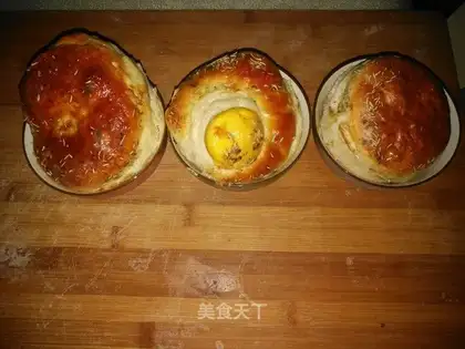 Misty egg bread