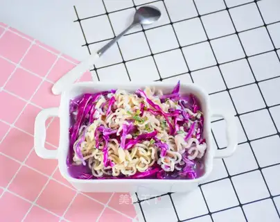 ♪ Purple kale noodle ♪