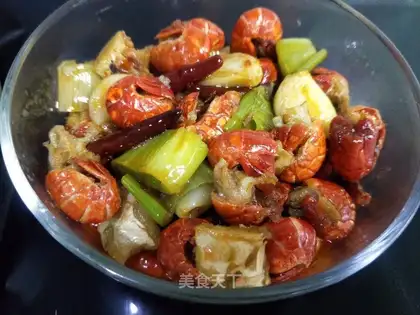 Spicy lobster tail