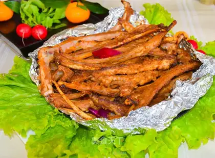 Roasted lamb chops