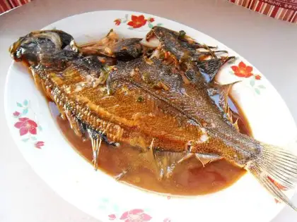 Onions burn fish