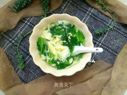 Pickle egg soup