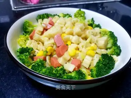 ♪ West blue ham and pasta ♪