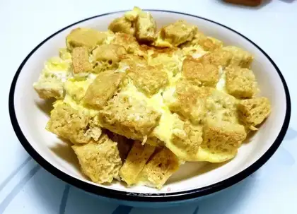 Frozen tofu from quail eggs