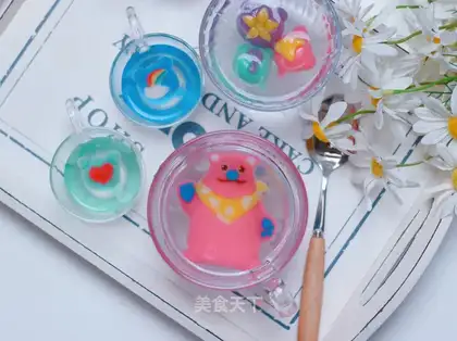 Pink bear soup