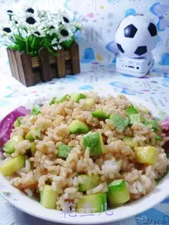 Seafood sauce, fried rice