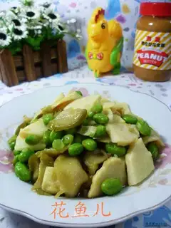 ♪ Squeeze the dishes and make the beans ♪