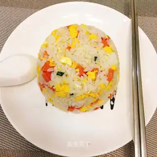 Ham eggs for rice