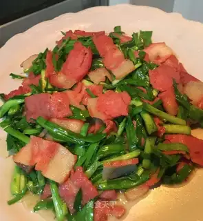 Bacon and garlic