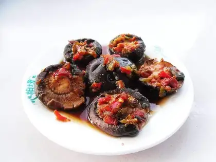 Baked mushrooms