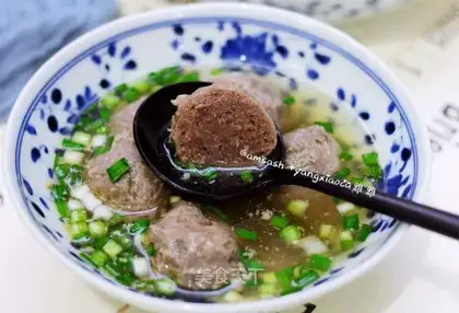 Homemade beefballs