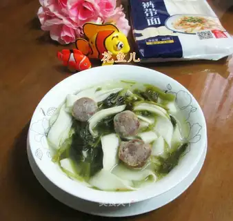 Sausage veggies with noodles