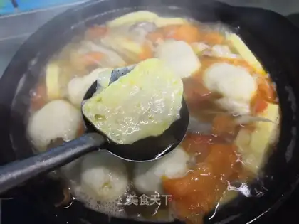 Fishballs, casserole soup