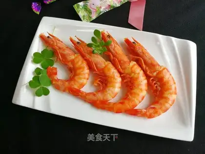 Cheese and bamboo shrimp