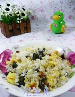 Double egg fried rice