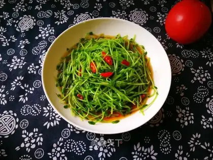 Clean up the peas