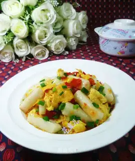 Pepper-crackers, fried rice cake