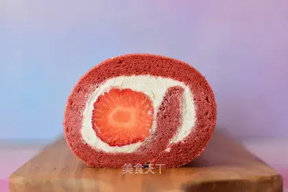 Red velvet cake rolls