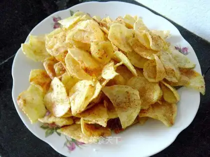 Hot potato chips