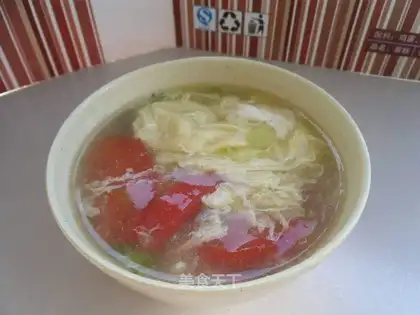 Chicken and egg soup