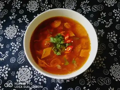 Plum soup