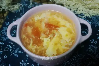 Tomato egg soup